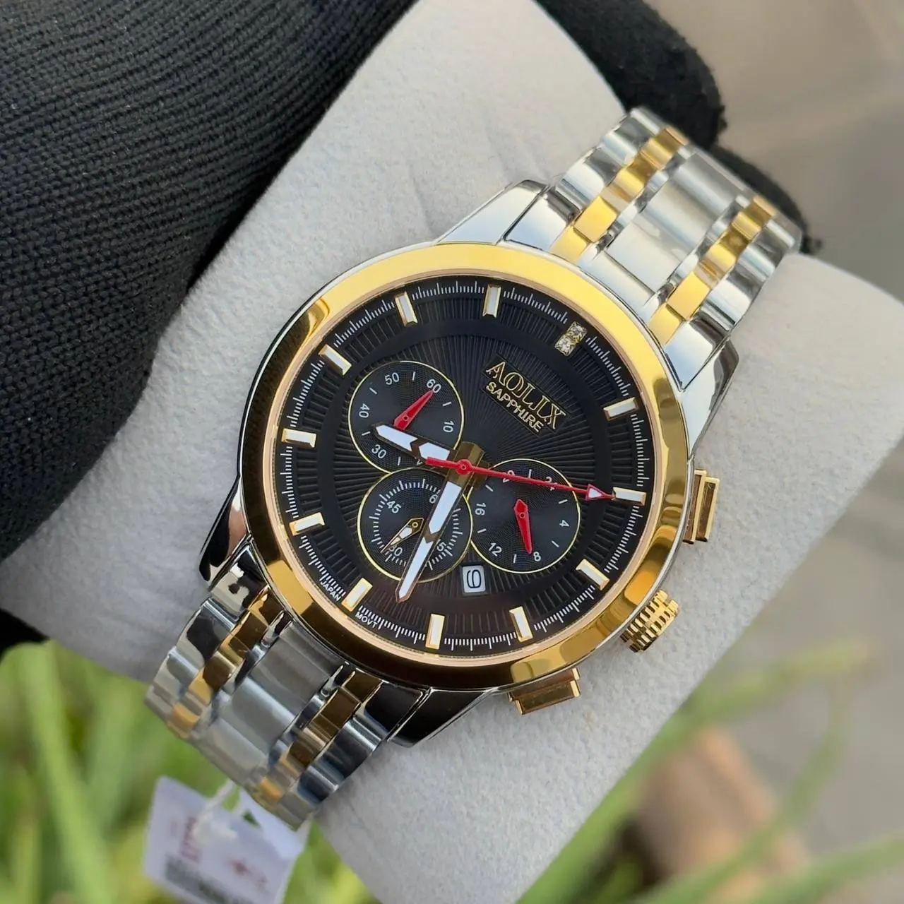 Aolix 708 Men's Watch - Silver Gold Black