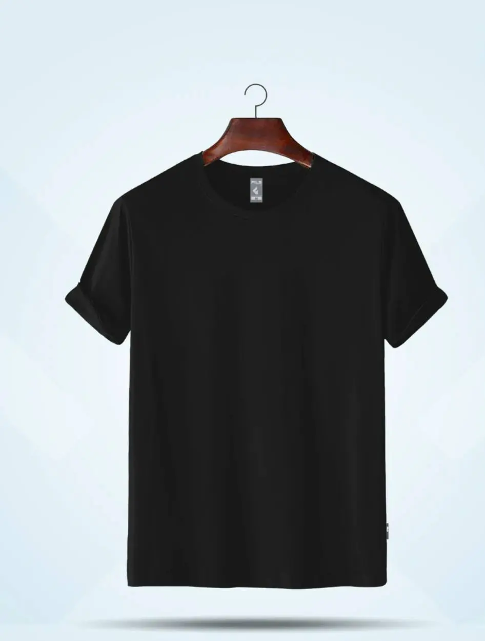 Men's Premium Solid T-Shirt - Black